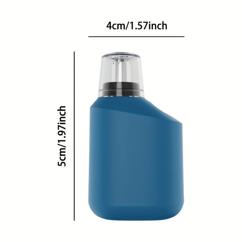 Blue Rechargeable Nose Ear Hair Trimmer Professional Painless Eyebrow And Facial Hair Trimmer For Men And Women With Powerful Motor And Dual Edge Blade - Image 2