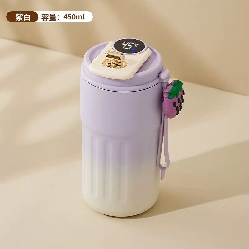 316 Stainless Steel Insulated Coffee Mug with Smart Temperature Display
