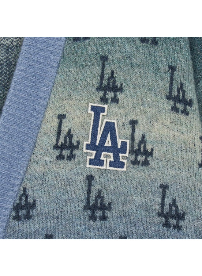 MLB Men'S And Women'S Couple Retro Full Print Gradient Monogram Knitted Cardigan 25 Autumn Kcm03 - Image 5