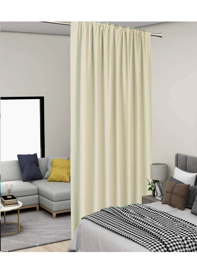 Room Divider Blackout Thermal Insulated Wide Curtain for Bedroom Dining Studio Office Beige 200x240cm - pzsku/ZABB0A4A7675F1E6C5715Z/45/_/1721899809/214420ff-6eb0-4fa0-b561-e92f17e06edc