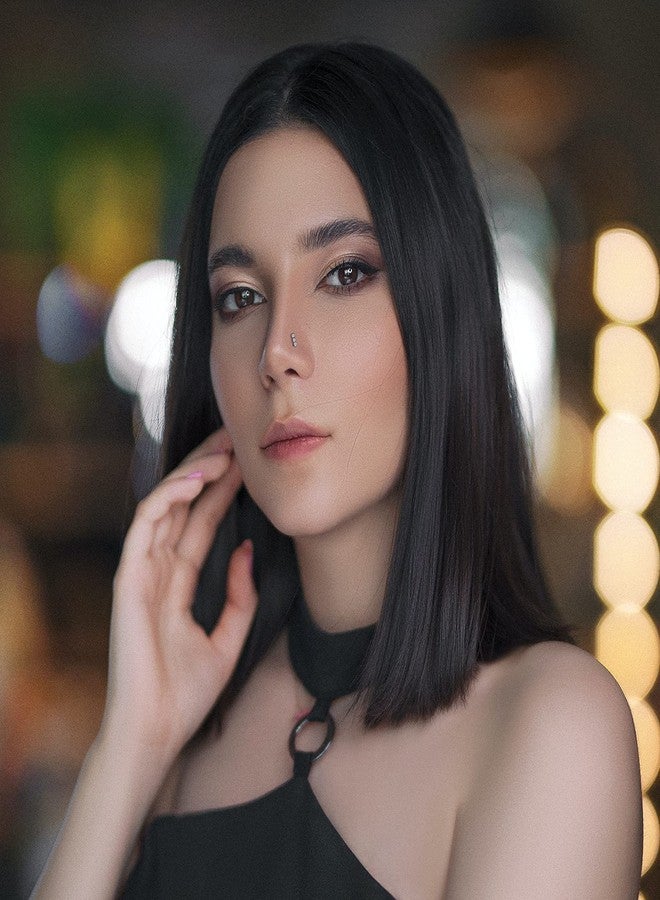 ONESING 55 Pcs 20G Nose Rings for Women Nose Rings Hoops Nose Piercing Jewelry L Shape Nose Studs Screw CZ Nose Bone Studs Stainless Steel Gold Body Piercing Jewelry - Image 5