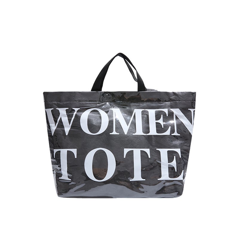 Women'S New Tote Bag, High-End Lettering, Large-Capacity Commuter Design, Personalized Shoulder Handbag - Image 5