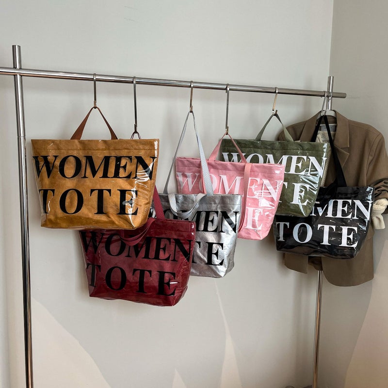 Women'S New Tote Bag, High-End Lettering, Large-Capacity Commuter Design, Personalized Shoulder Handbag - Image 2