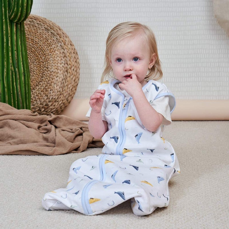 Yoofoss Baby Sleeping Bag 2pack 100% Cotton Toddler Sleep Sack Wearable Blanket Animal Pattern with Height 58-89cm for Infant Toddler 0-18 Months - Image 2