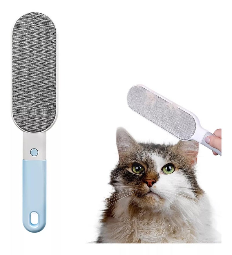 SILENCIO 4 in 1 Pet Hair Remover Brush 4 Sided Lint with Self Cleaning Base Fur Removal for Clothes Furniture Car Seat Couch Remover,Furniture lint Remover, Sweater Shaver, Travel Friendly - Image 1