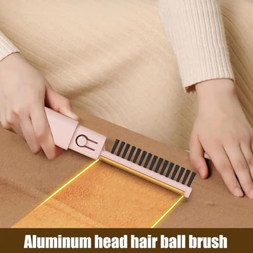 SILENCIO 4 in 1 Pet Hair Remover Brush 4 Sided Lint with Self Cleaning Base Fur Removal for Clothes Furniture Car Seat Couch Remover,Furniture lint Remover, Sweater Shaver, Travel Friendly - Image 3