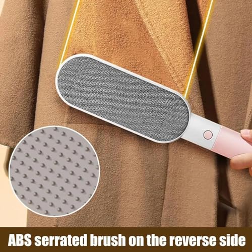 SILENCIO 4 in 1 Pet Hair Remover Brush 4 Sided Lint with Self Cleaning Base Fur Removal for Clothes Furniture Car Seat Couch Remover,Furniture lint Remover, Sweater Shaver, Travel Friendly - Image 4