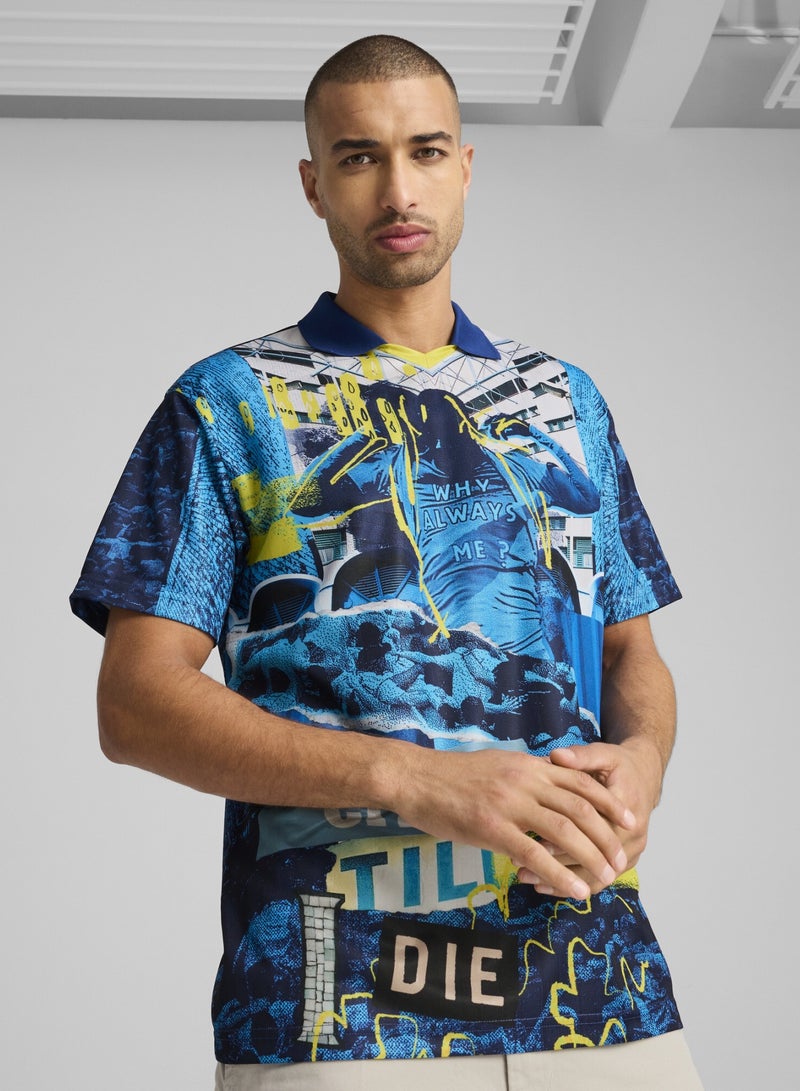 بوما تيشرت جيرسيه Manchester City ftblNRGY+ كلاسيكي للرجال - Image 1