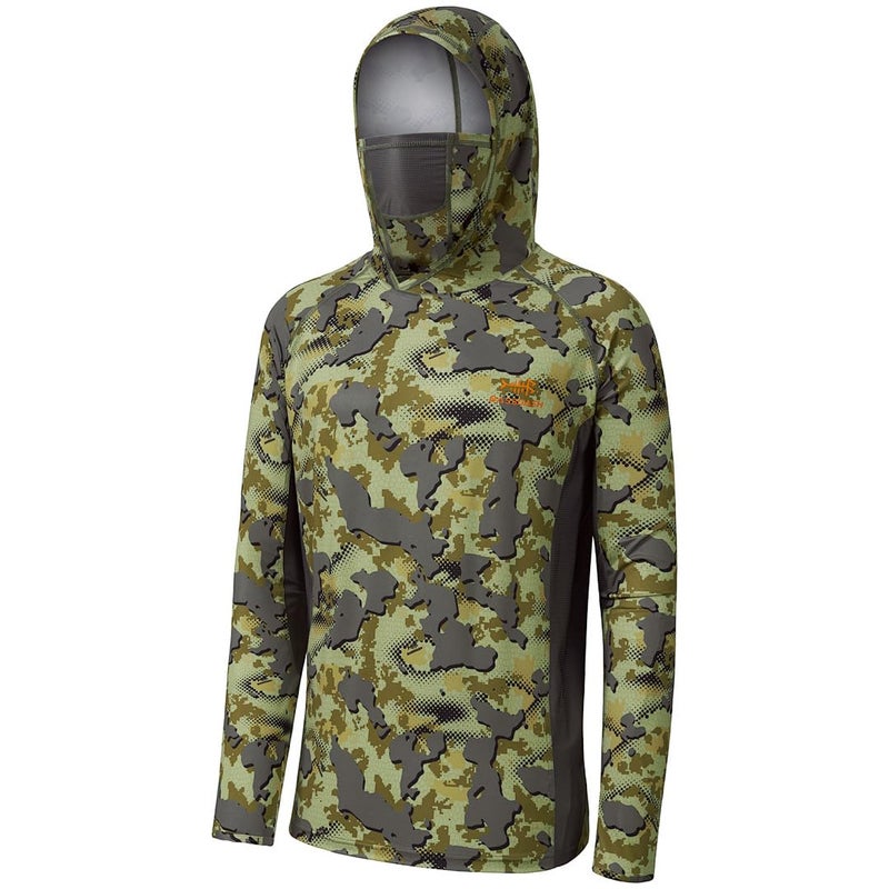 BASSDASH UPF 50 Mens Hunting Shirts with Mask Long Sleeve Camo Fishing Hoodie - Image 2