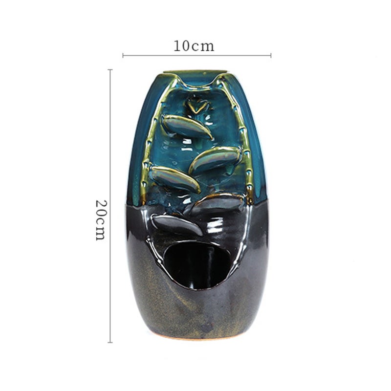 Antique Backflow Incense Burner Waterfall Incense Holder Home Decor Aromatherapy Ornament Supplies - Image 2