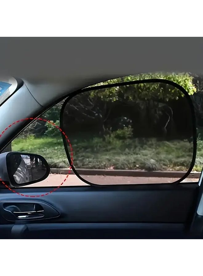 2 Pack Car Sun Visor Suction Cup Window Shades Heat Insulation Anti Glare For Most Vehicles - Image 3