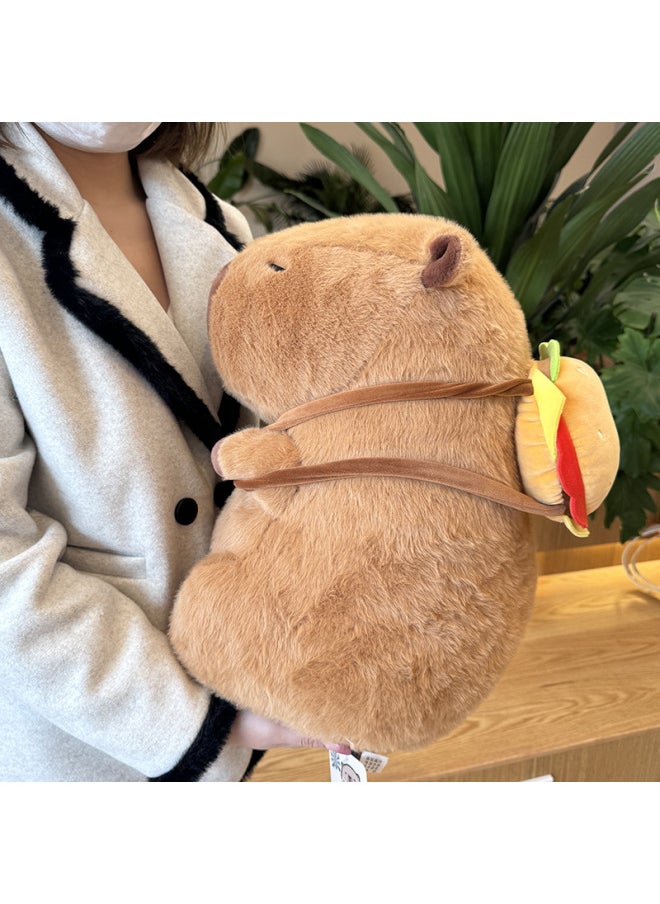 Generic - Authentic Capybara Kawaii Plush Doll Toy Soft Stuffed Animal Cushion Birthday Gift Cloth Doll Net Red Sensation Fluffy Toy-Color:12cm Nezha Capybara Pendant-twisting The Universe Vest Style-Height:As Shown In The Figure - Image 1