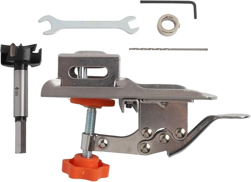 35 ملم قالب حفر مفصلات مخفية قابل للتعديل أداة توجيه حفر الخشب للخزائن - Image 3