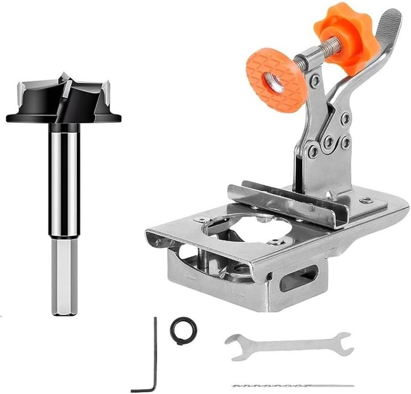 35 ملم قالب حفر مفصلات مخفية قابل للتعديل أداة توجيه حفر الخشب للخزائن - Image 2