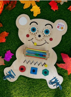 Smart Bear Montessori Busy Board - Educational Sensory Toy for Toddlers with Activities - Fine Motor Skills Development and Quiet Play - Montessori Inspired Learning Toy. - pzsku/ZABB14539DFBC44806D11Z/45/_/1710039253/100a1a30-2da4-4614-bbec-c1bb9f0a9157