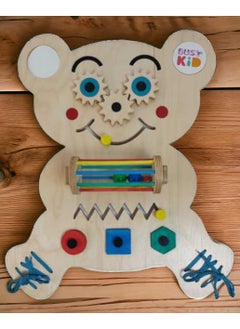 Smart Bear Montessori Busy Board - Educational Sensory Toy for Toddlers with Activities - Fine Motor Skills Development and Quiet Play - Montessori Inspired Learning Toy. - pzsku/ZABB14539DFBC44806D11Z/45/_/1710039263/25ceeeca-d6f5-4ce9-9c71-e5b7c9568076