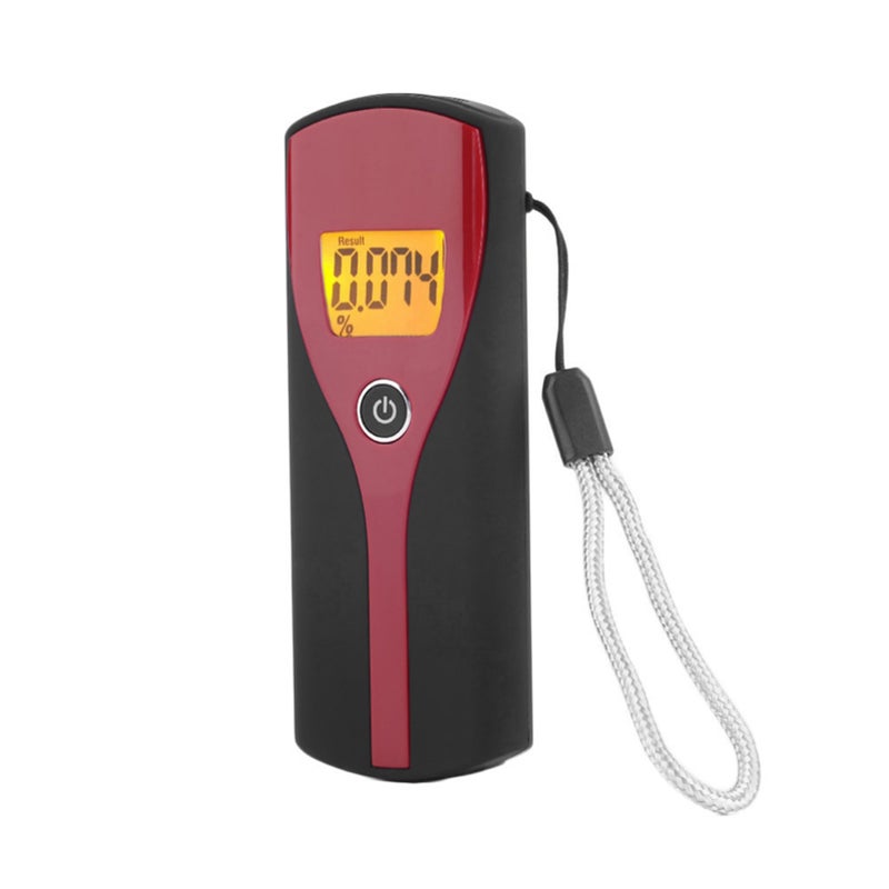 LCD Display Digital Breath Alcohol Tester Breathalyzer Non-contacting Blowing Alcohol Analyzer Meter Portable Alcohol Detector for Policeman Home Use - Image 1