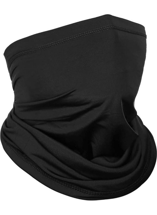 Generic Cooling UPF Multi-Use Neck Gaiter Men’s & Women’s Buff for Working, Running Sports Sweat & Water Activated Technology, Black  - Image 1