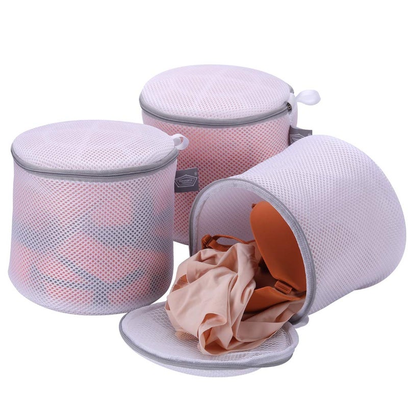 Kimmama Kimmama Bra Washing Bag for Laundry Laundry Bags Mesh Wash Bags Net Washer Sack with Zipper Lingerie Pouch for Cleaning and Drying Underwear Delicates Brassiere Bralette Undergarment 