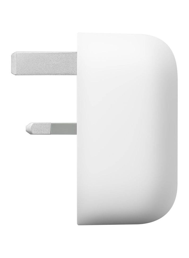 Google Pixel Flex Dual Port 67W USB-C Fast Charger, UAE 3-PinU Wall Adapter for Phones and Tablets White - Image 4