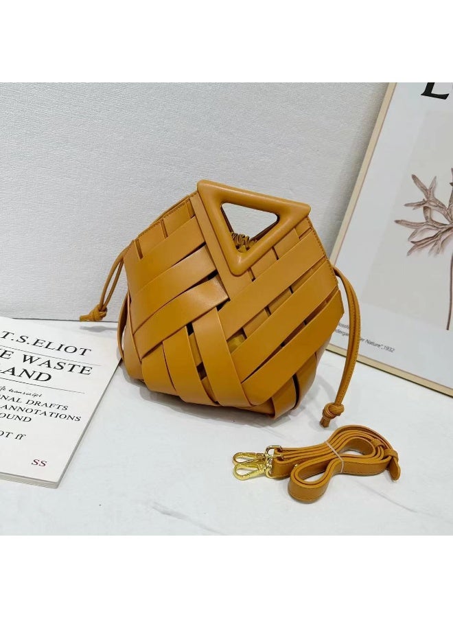 BOTTEGA top Hand Carry with long belt strap leather material