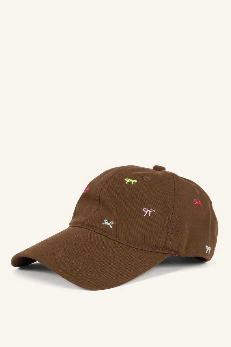 Defacto  Woman Cotton Bow Embroidered Cap for Women | Best Price UAE