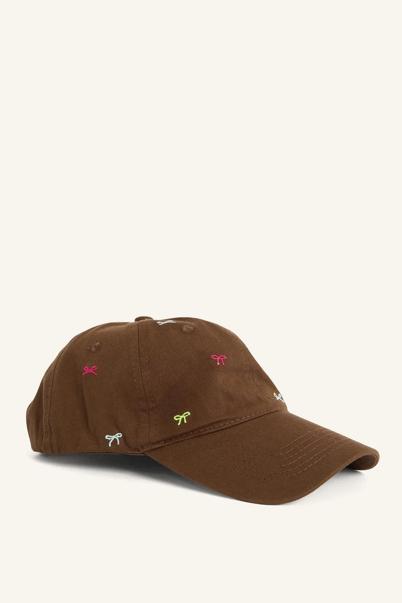 Defacto  Woman Cotton Bow Embroidered Cap for Women | Best Price UAE