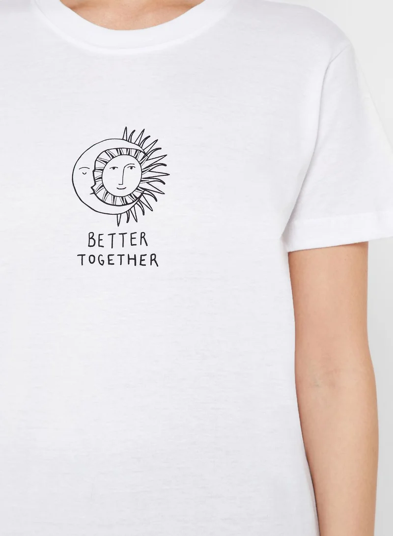 Topshop Petite Graphic T-Shirt