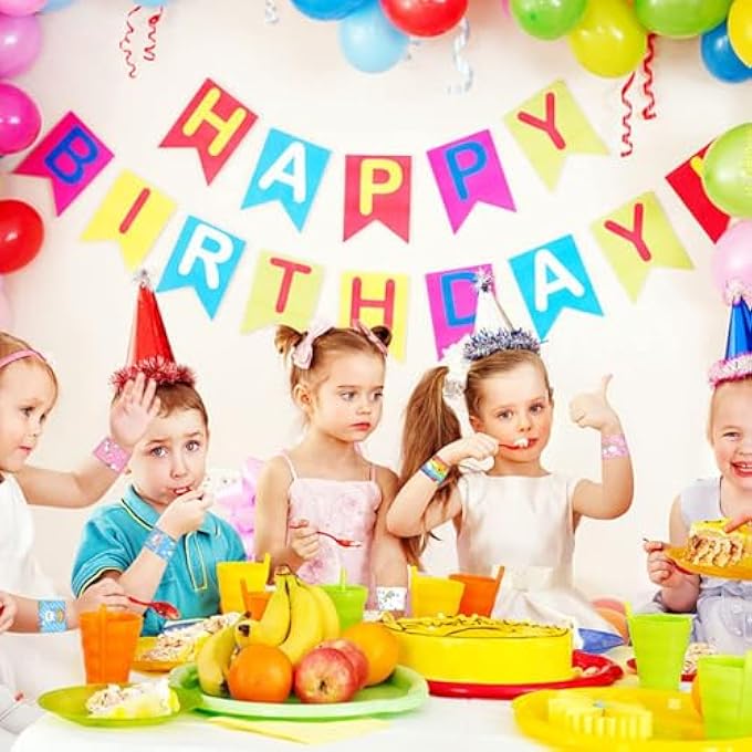 rayihni 36 Pcs Slap Bracelet, Rainbow Party Favors Rainbow Unicorn Slap Bracelets, Wristbands For Rainbow Unicorn Birthday Decorations Supplies Goodie Bag Fillers For Boys Girls - Image 5