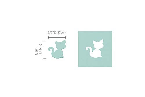 Bira Craft 5/8 inch Cat Shape, Animal Punch, Lever Action Craft Punch for Paper Crafting Scrapbooking - Image 2