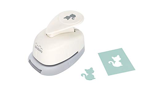 Bira Craft 5/8 inch Cat Shape, Animal Punch, Lever Action Craft Punch for Paper Crafting Scrapbooking - Image 1