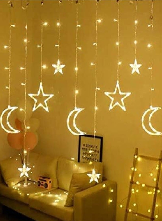 Loquat EID Crescent Light, Eid Crescent Star Lights and Celebrations, Star and Moon Design - Image 2