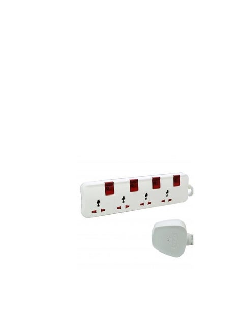 Legrand Universal 4 Switch Socket Extension With 5Mtr