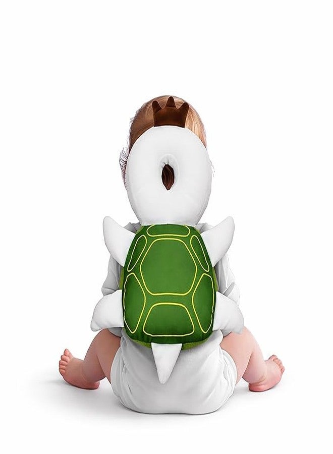 FinchGold Baby Head Protector Helmet, Soft Plush Safety Backpack, Adjustable Straps, Anti-Fall Cushion Pillow for Infants, 6-24 Months, Butterfly (Turtle) - Image 4