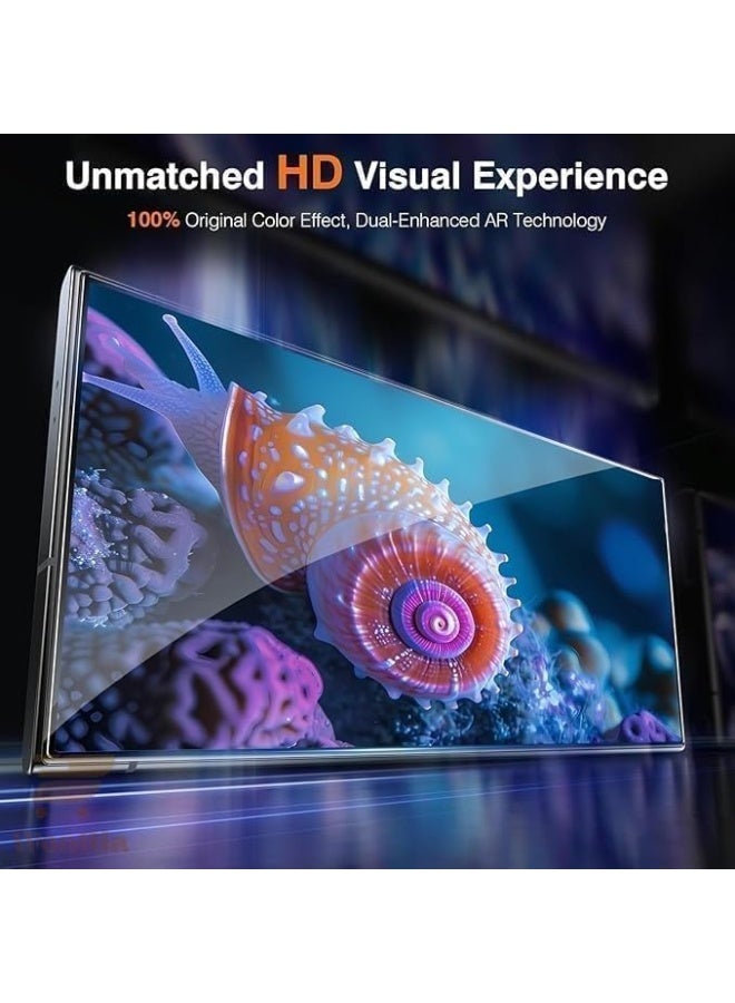 Muzz حماية شاشة لجهاز سامسونج جالاكسي زد فولد 7، صلابة 9H، زجاج مقسى منحني 2.5D، مضاد للخدش، خالي من الفقاعات لجهاز زد فولد 7 5G (زجاج شفاف 3 عبوات) - Image 2