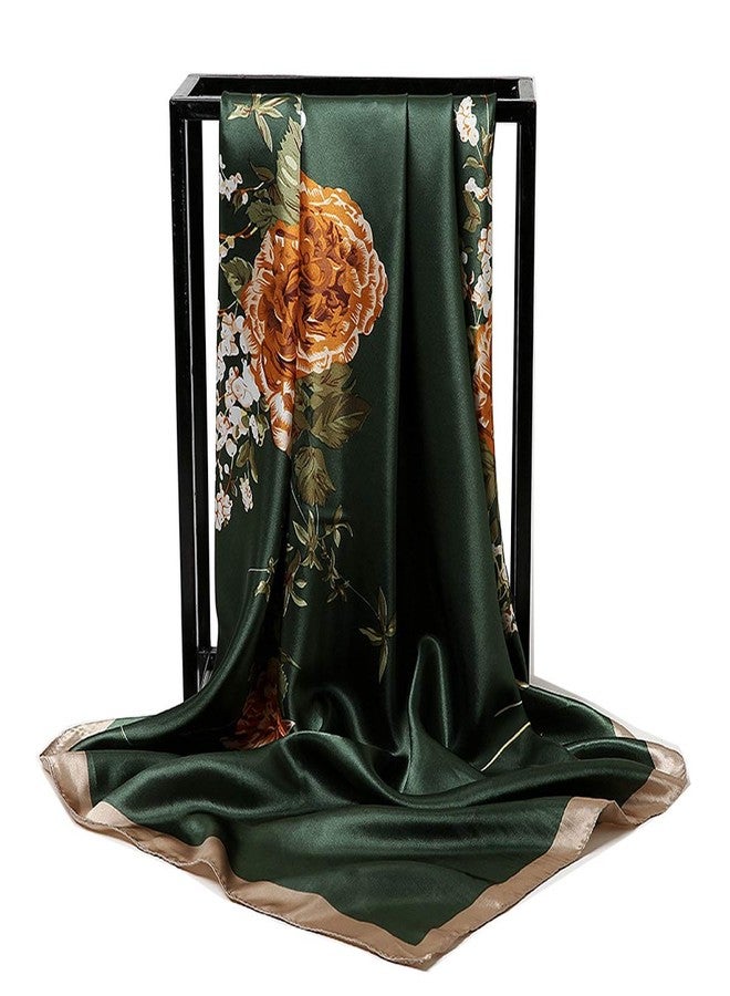 كي-اليوون وشاح شعر مربع من الساتان الحريري من كي-إليون، مقاس 35 بوصة، مقاس واحد، Jf14 - Image 1