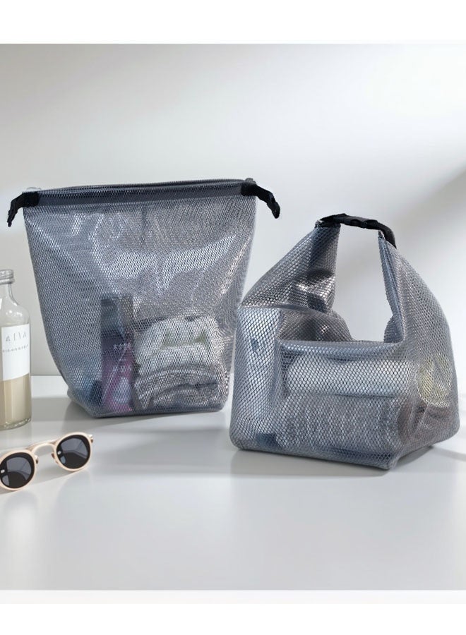 2pcs Waterproof Storage Bags, Large-Capacity Drawstring Handbag, Outdoor Travel Toiletry Storage Small Bag, Suitable For Fitness, Swimming and Bathroom - Image 2