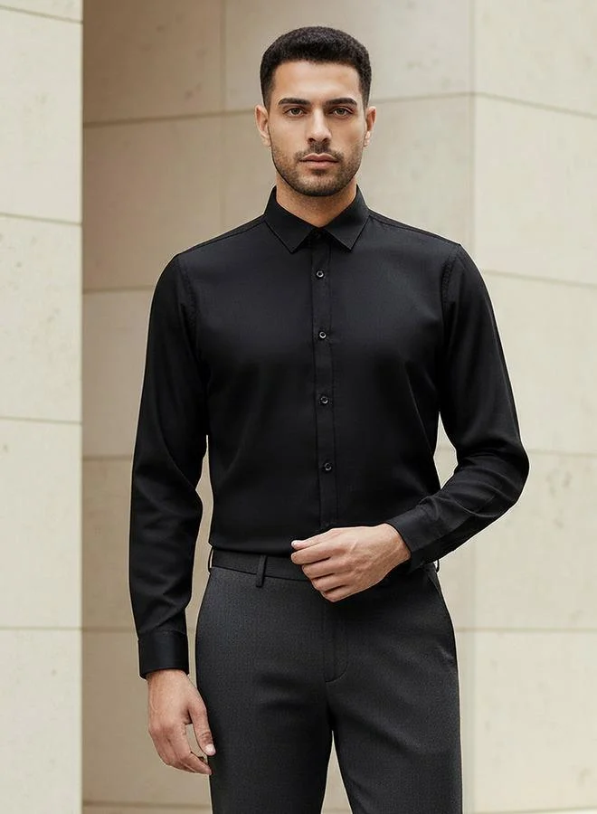 Splash FAV Men Regular Fit Collared Long Sleeve Shirt