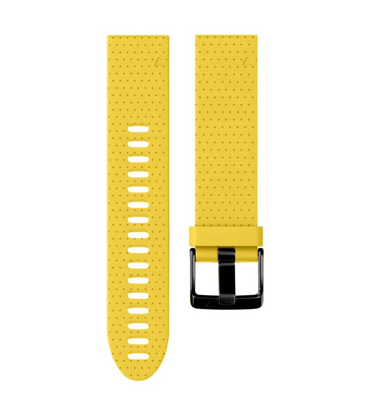 ANCOOL Compatible with Fenix 5S/Fenix 6S/Fenix 7S Bands 20mm Easy Fit Silicone Watch Bands Replacement for Fenix 8 43mm/Fenix 5S Plus/Fenix 6S Pro/D2 Delta S Smartwatches(Yellow) - Image 2