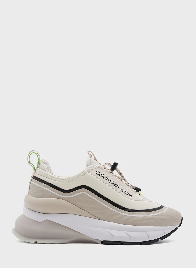 Calvin Klein Jeans Wedge Runner Lace Ups Sneakers