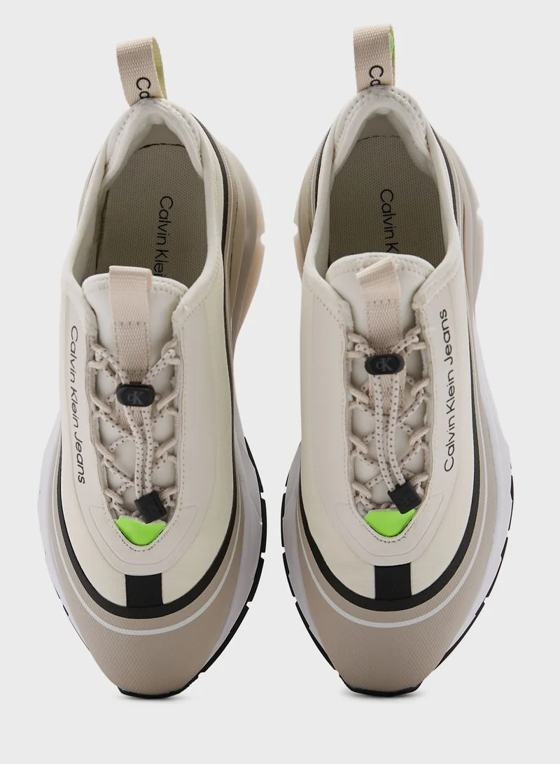 Calvin Klein Jeans Wedge Runner Lace Ups Sneakers