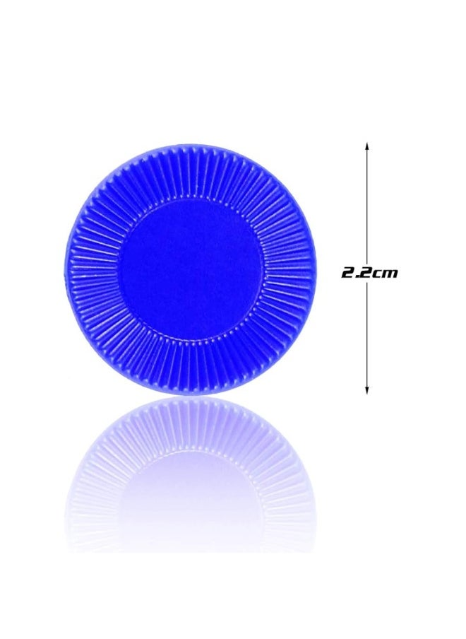 Wpxmer - 300 Plastic Poker Chips Poker Card Game Chips Bulk for Game Play Learning Math Counting 5 Colors - Image 1