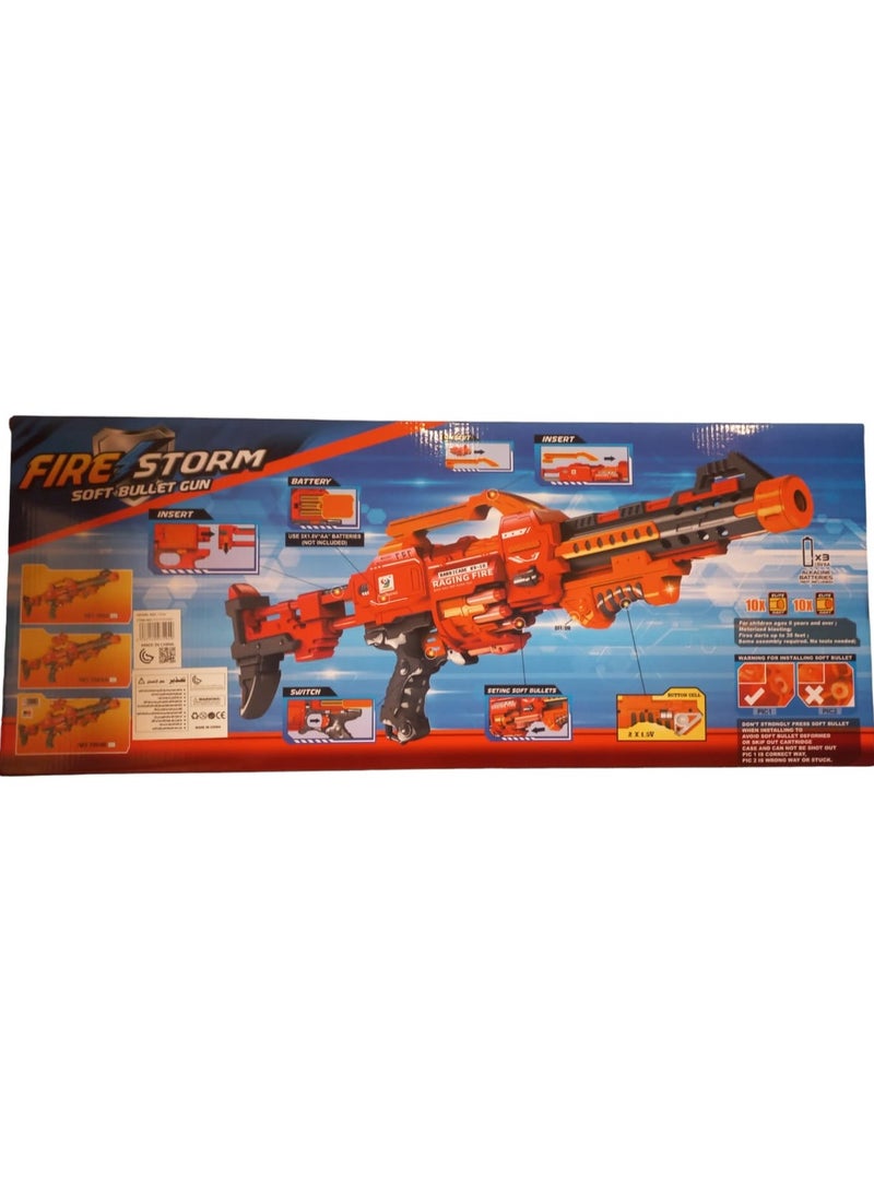 FIRE STOP Firestorm large-sized semi-automatic shooting gun with 20 bullets - Image 2