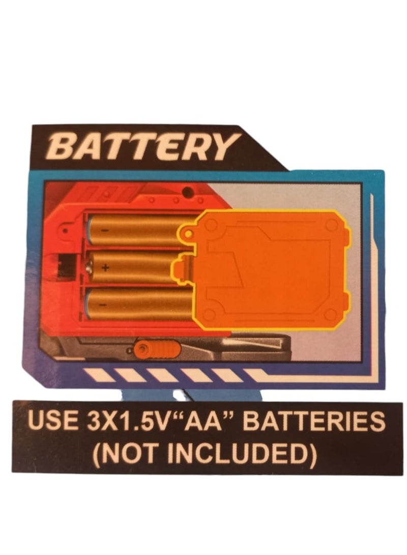 FIRE STOP Firestorm large-sized semi-automatic shooting gun with 20 bullets - Image 3