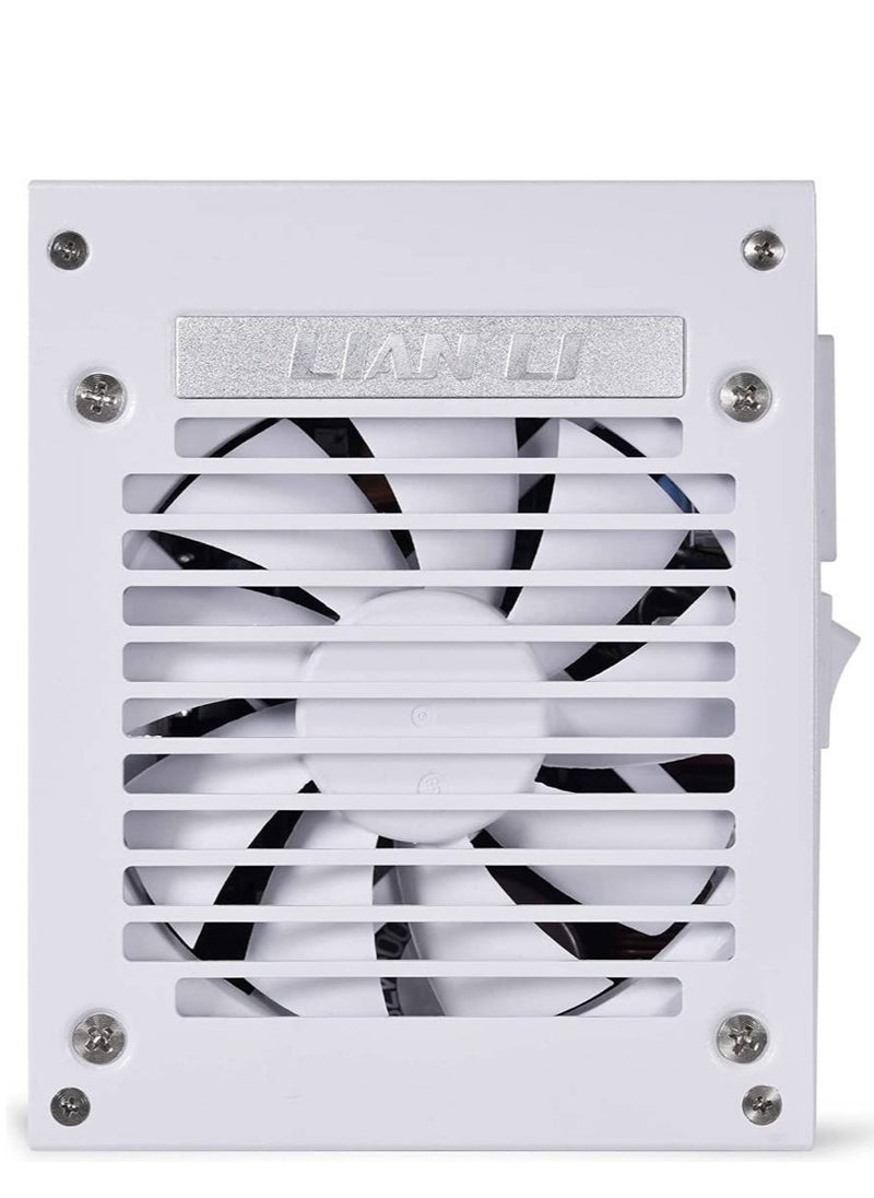 Lian Li SP750 750W 80 Plus Gold Certified Power Supply, Fully Modular, Active PFC, SFX Form Factor, White | G89.SP750W.00UK