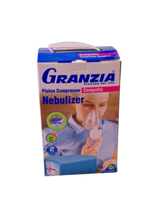 Granzia Compatto Nebulizer – Compact Home Nebulizer for Easy Breathing – Hygienically Packed – Ideal for Adults & Children - Image 2