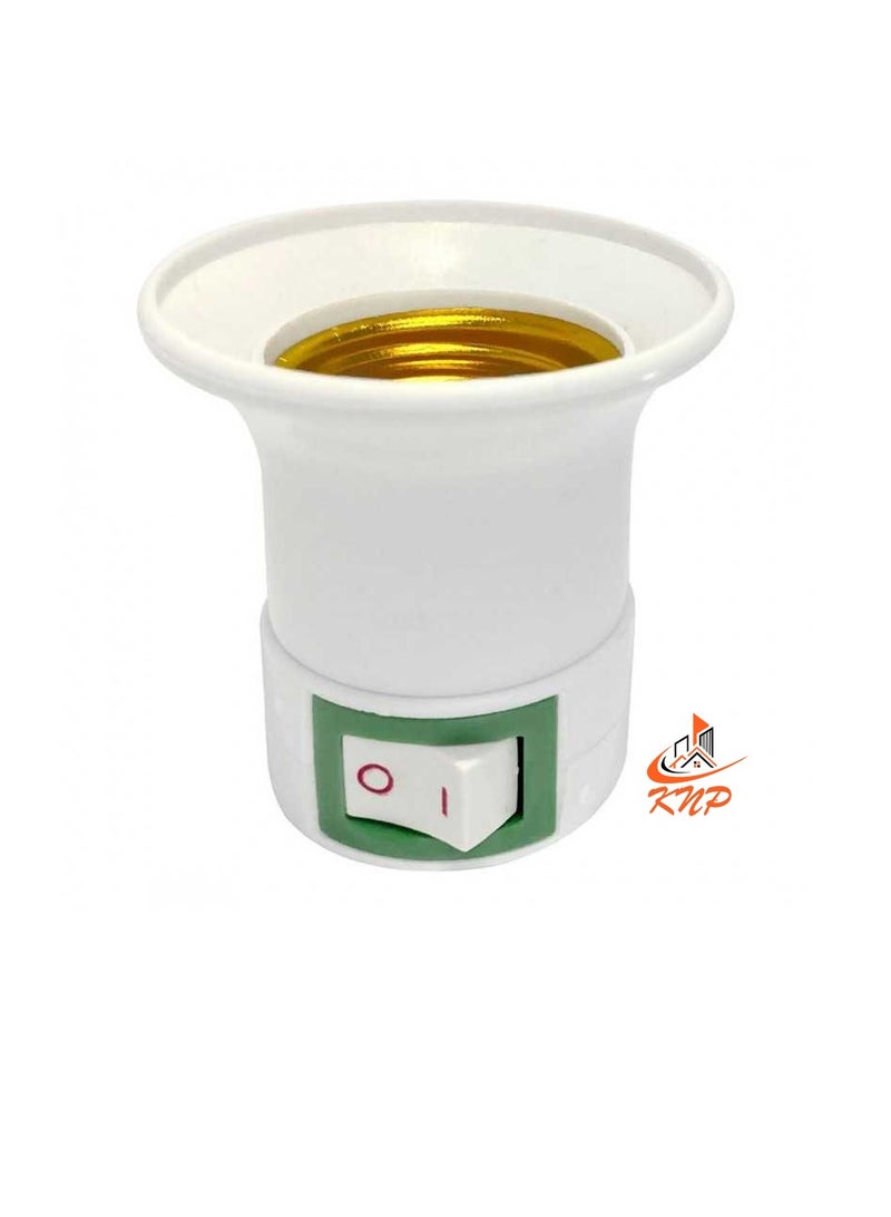 KNP Lamp Holder ABS with Switch and Copper Parts - Image 1