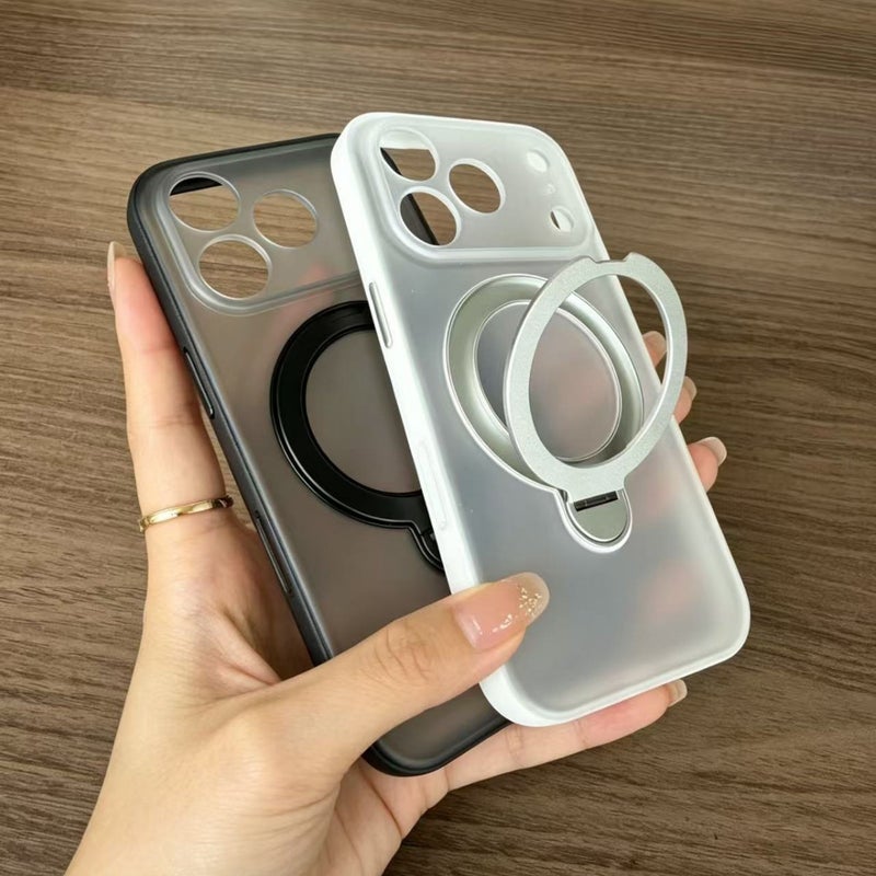 Cross-Border iPhone 17 Pro Max Full-Body TPU Case with Rotating Stand, Anti-Slip & Easy-Clean - Image 4