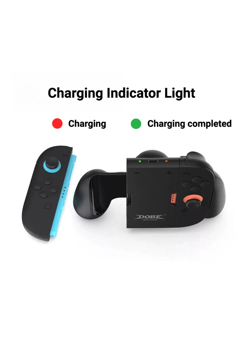 DOBE Charging Grip for Nintendo Switch 2 JoyCon, with charging cable, black  - Image 3