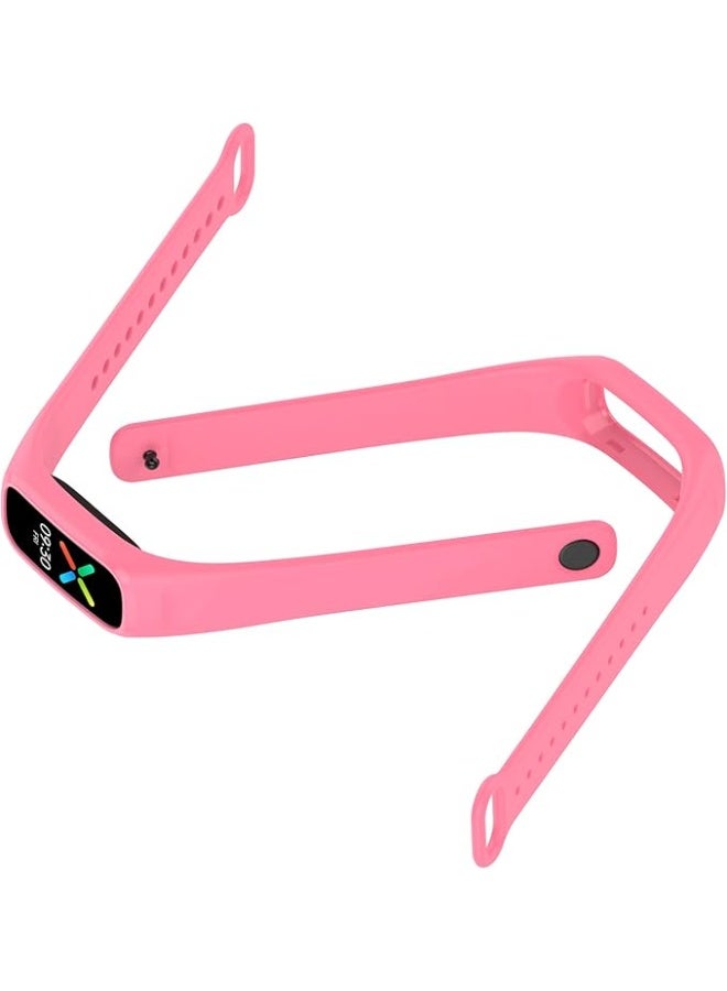 سوار ساعة لسوار أوبو/سوار أوبو ون بلس، سوار معصم، سوار ساعة من السيليكون، ملحقات سوار أوبو/سوار أوبو ون بلس (وردي) - Image 1